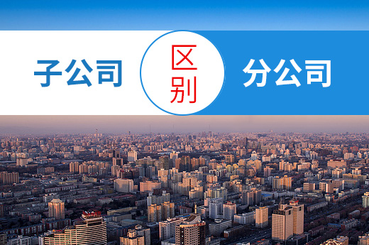 子公司和分公司的區別圖